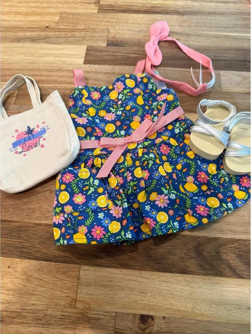 American Girl Doll Fresh Lemons Market Dress Outfit NEW! A956